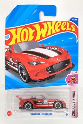 MATTEL HOTWHEELS COMPACT KINGS 2/10 JBB18 '15 MAZDA MX-5 MIATA/レッド 80/250