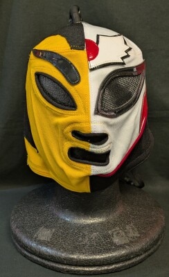 プロレスマスク 【ウルトラセブン (金ラメx銀フチ)】脇海道タグ