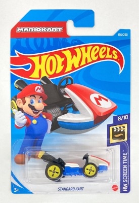 MATTEL HOTWHEELS HW SCREEN TIME 8/10 GRX17 STANDARD KART/MARIO 29/250