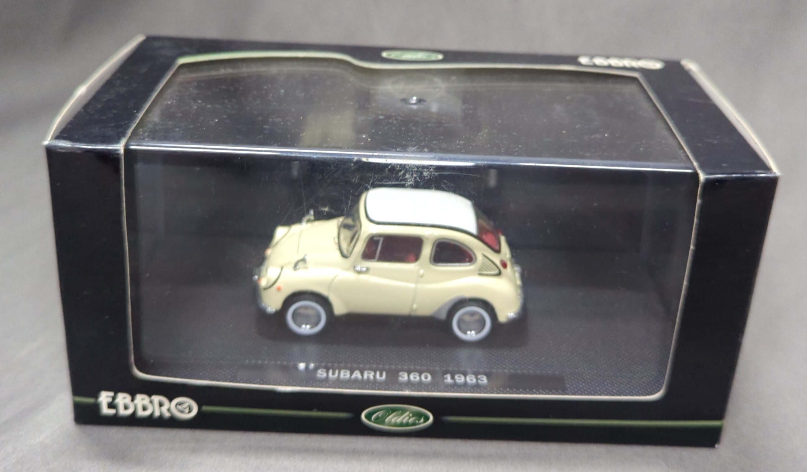MMP 1/43EBBRO Oldies SUBARU 360/アイボリー 75
