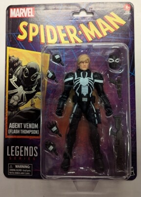 HASBRO (VINTAGE RETRO) SPIDER MAN AGENT VENOM (FLASH THOMPSON) 6inch