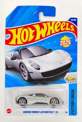 MATTEL FACTORY FRESH 4/5 HOT WHEELS GORDON MURRAY AUTOMOTIVE T.33 90/250