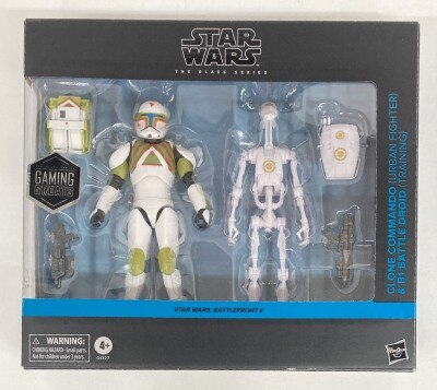 HASBRO THE BLACK SERIES STAR WARS CLONE COMMAND(URBAN FIGHTER)＆ B1 BATTLE DROID(TRAINING)
