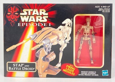 トミー SMALL VEHICLE STAP AND BATTLE DROID 3.5インチ