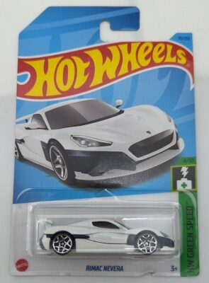 MATTEL HOTWHEELS HW GREEN SPEED 4/10 HKK21 RIMAC NEVERA/ホワイト 70/250