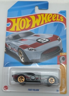 MATTEL HOTWHEELS HW TURBO 5/5 HKK86 FAST FELION/シルバー #9 165/250