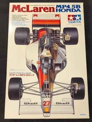 タミヤ 1/20グランプリコレクションNo.26 20026*1300 マクラーレンMP4/5Bホンダ/マルボロデカール付き 20026