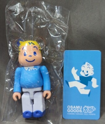 MEDICOM TOY BE@RBRICK CUTE OSAMU GOODS 青 100% シリーズ50