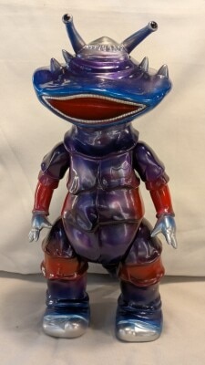 当時物 ブルマァク トリプルファイター 面取れ ソフビ マスク 約30cm 希少 ブルマァク トリプルファイター 面取れ ソフビ 人形 約30cm