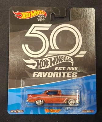 MATTEL FAVORITES HOTWHEELS50th '56CHEVY FLF38