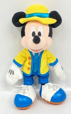 東京ディズニーリゾート ぬいぐるみバッジ Vacation PACKAGES ミッキー(黄青)