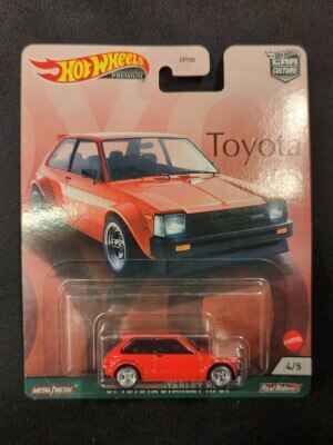 MATTEL HOTWHEELS Toyota GRJ95 '81 TOYOTA STARLET KP61 4/5