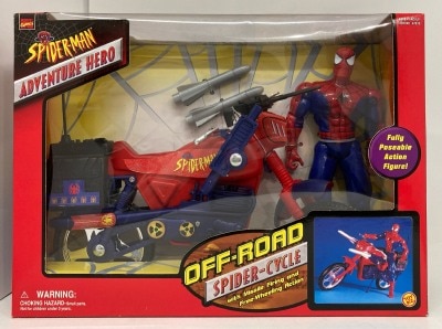 TOYBIZ ADVENTURE HERO OFF ROAD SPIDER CYCLE