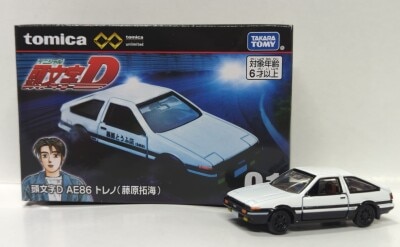 Takara Tomy Tomica Premium Unlimited AE86 Trueno (Takumi Fujiwara) 01