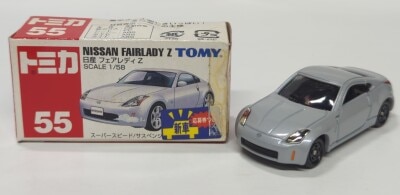 Tomy Tomica Red Box Made in China Nissan Fairlady Z/New Car Sticker Included 55