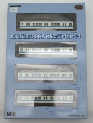 Tomytec Tetsudou Collection Tobu Railway 3000 Series (New Paint) 4-Car set