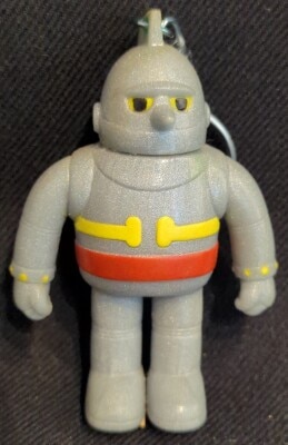 Keychain Mitsuteru Yokoyama Tetsujin 28go Gray