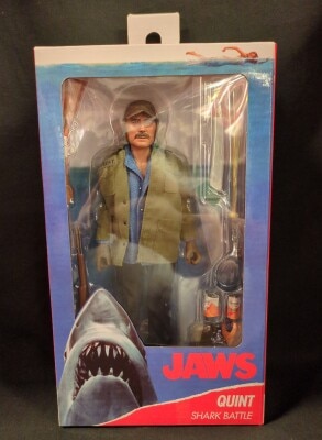 NECA (ACTION FIGURE) QUINT / SHARK BATTLE 8inch
