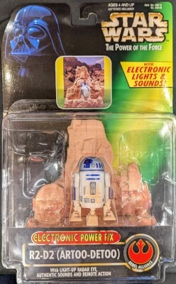 Hasbro Japan ELECTRONIC POWER F/X R2-D2 (ARTOO-DETOO) 3.5 Inch