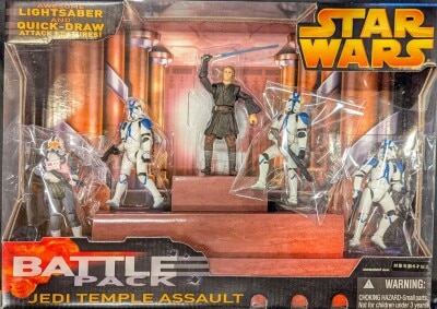 HASBRO BATTLE PACK JEDI TEMPLE ASSAULT 3.5 Inch