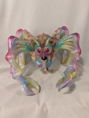 M1号 世紀の大怪獣東宝怪獣シリーズ マンダ(ピンク成型/メタ緑 背びれ黄