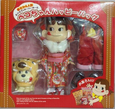 ♪♪不二家　卓上ペコちゃん　人形　ドール♪♪　ユニフォームバージョン : 卓上ペコちゃん ユニフォームバージョン 不二家 : おもちゃ