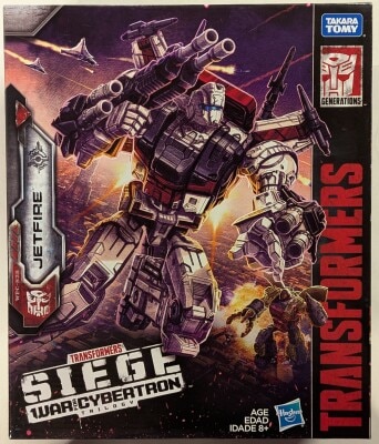 HASBRO TRANSFORMERS SIEGE WAR FOR CYBERTRON JETFIRE SG26