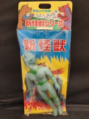 パチソフビ STDソフビ/仮面ライダー 新仮面ライダー(青成型/黄緑塗装
