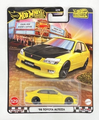 MATTEL HOTWHEELS BOULEVARD JBL23 '98 TOYOTA ALTEZZA (イエロー) 129