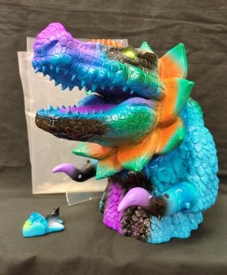 ソフビ　monstock フロッゲン　ラメ入　杉山実　ブルマァク　　安楽安作 ソフビ monstock フロッゲン ラメ入 杉山実 ブルマァク 安楽安作