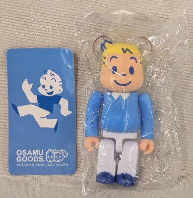 MEDICOM TOY BE@RBRICK CUTE OSAMU GOODS 青 100% シリーズ50