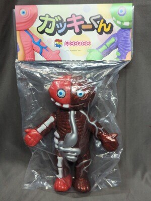 【リアルヘッド×ミロクトイ×スカルトイズ】　ドクロックスマン スカルトイズ×リアルヘッド / ドクロックスマン[白黒マーブル