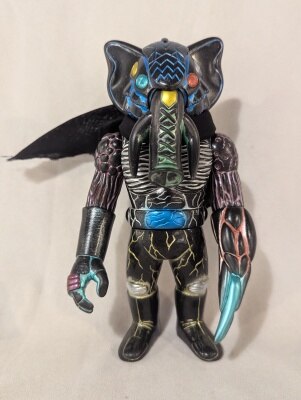 ゴッコ堂 REALHEAD コバエもん グレーラメ成形 リアルヘッド 5641］ REALHEAD×ゴッコ堂 キャプテン・ベアメタル 黒成型
