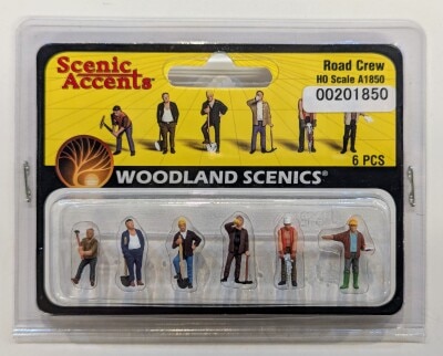 WOODLAND SCENICS Scenic Accents Road Crew HO Scale