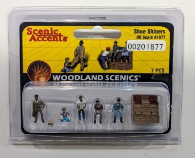 WOODLAND SCENICS Scenic Accents Shoe Shiners HO Scale