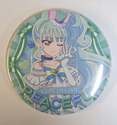 プリティストア限定 スパークル缶バッジ3Cool! ハピネスチャージ