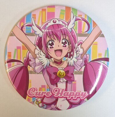 プリティストア限定 スパークル缶バッジ3Cool! ハピネスチャージ