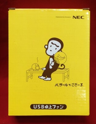 NEC USB卓上ファン