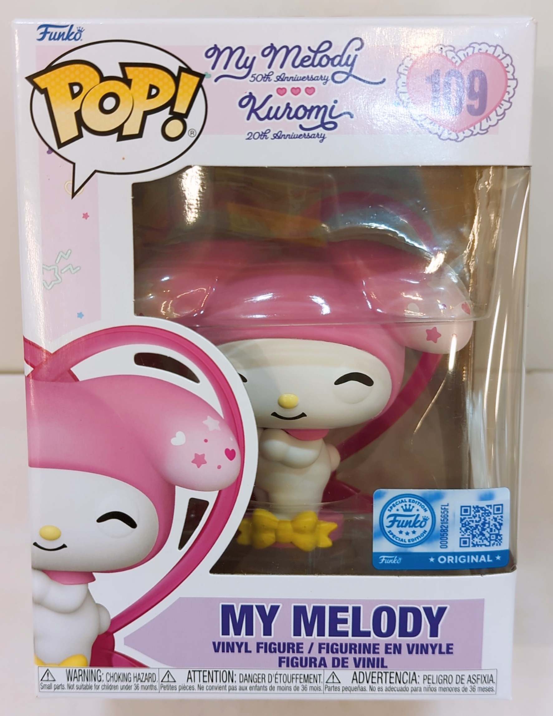 FUNKO POP! My melody 50th Anniversary Kuromi 20th Anniversary MY MELODY 109