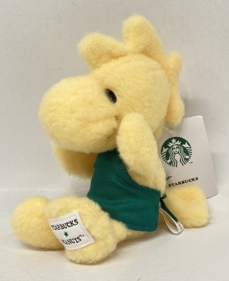 STARBUCKS ぬいぐるみ WOODSTOCK (グリーンエプロン)