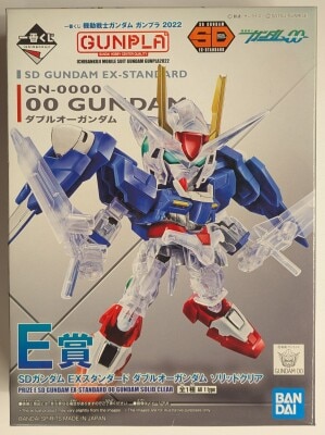 BANDAI SPIRITS 一番くじ 機動戦士ガンダム ガンプラ2022 E賞 ダブルオーガンダム ソリッドクリア SDガンダム EXスタンダード