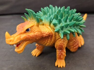 マーミット 世紀の大怪獣 ビニールパラダイス アンギラス オレンジ成型