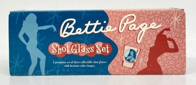 A PREMIUM SET OF THREE COLLECTIBLE SHOT GLASSES