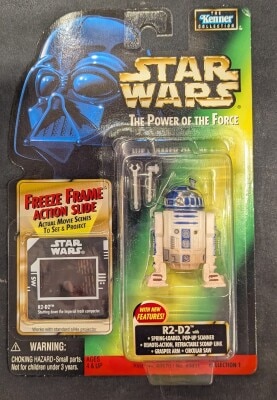 HASBRO COLLECTION 1 / FREEZE FRAME R2-D2 / WITH SPRING LOADED POP UP SCANNER 1st 3.5インチ