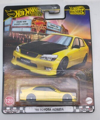 MATTEL HOTWHEELS BOULEVARD JBL23 '98 TOYOTA ALTEZZA (イエロー) 129