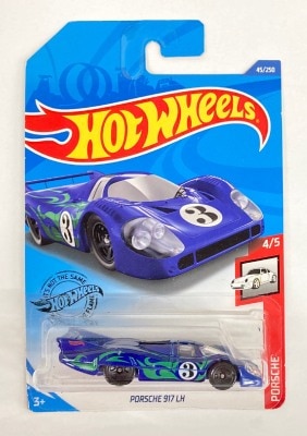 MATTEL PORSCHE HOTWHEELS PORSCHE 917 LH ブルー No.3 GHD21