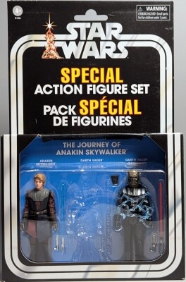 HASBRO SPECIAL ACTION FIGURE SET THE JOURNEY OF ANAKIN SKYWALKER 3.5インチ