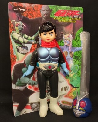 ブルマァク トリプルファイター マスク脱着ソフビ 本体約32cm