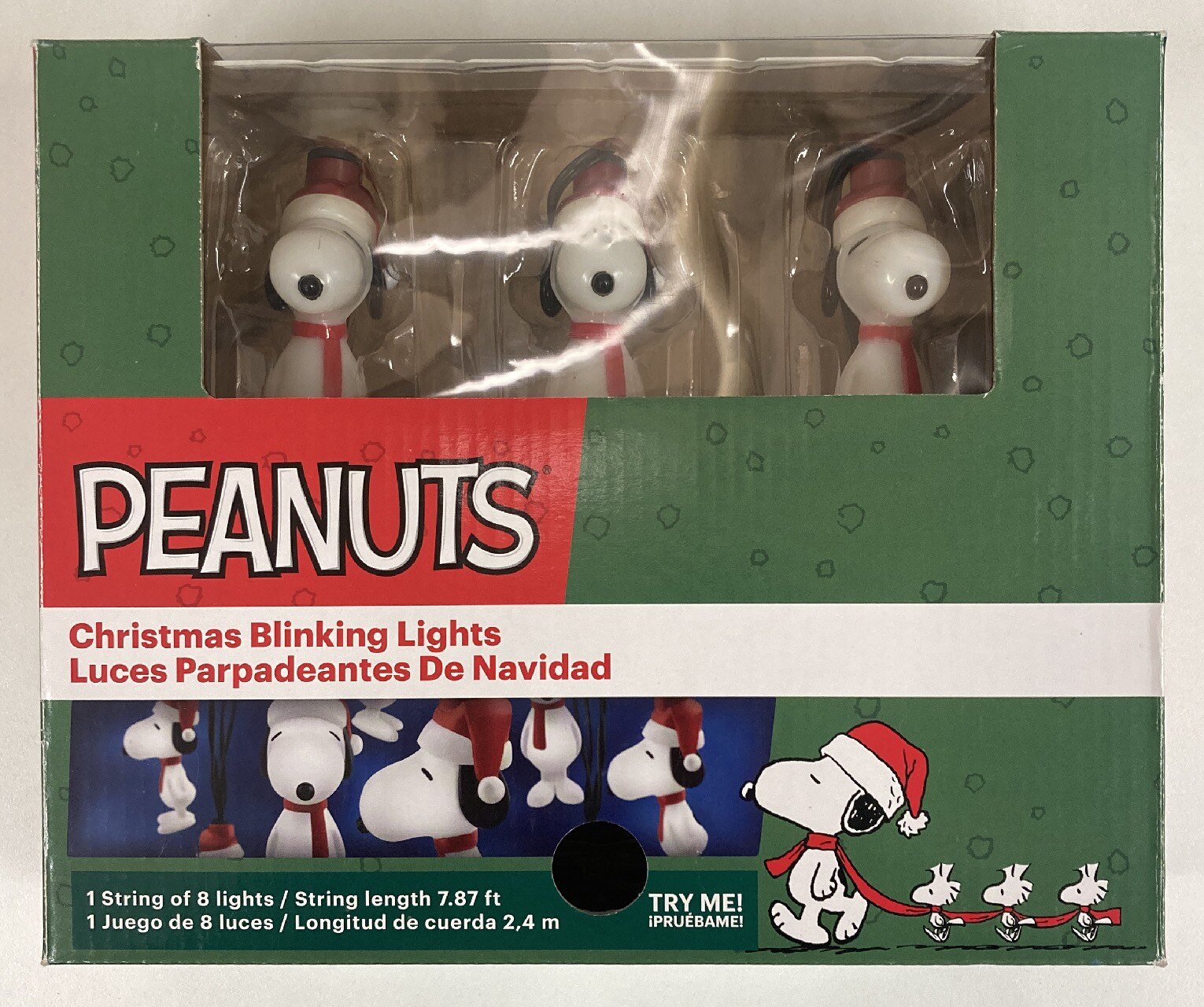 GEMMY CHRISMAS BLINKING LIGHTS SNOOPY SNOOPY