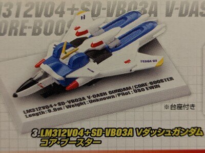 バンダイ コアファイターセレクション コア・ブースター(Vダッシュガンダム) 454041